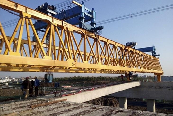100t - 180ton Double Girder T Beam Beam Launcher Gridge Girder Launcher Manufacturer