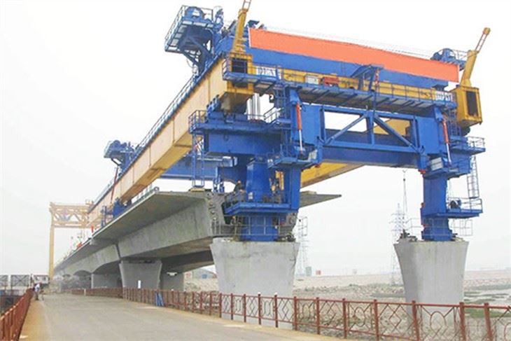 100t - 180ton Double Girder T Beam Beam Launcher Gridge Girder Launcher Manufacturer